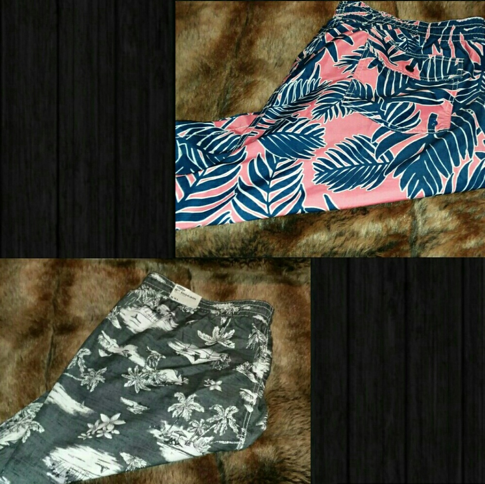 Lot of 2- OLD NAVY MEN'S SWIMSHORTS TRUNKS